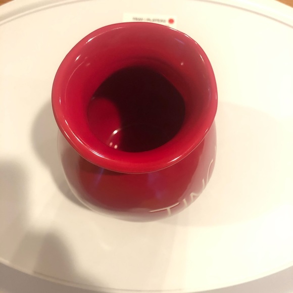 Rae Dunn 2021 Mini Christmas Jingle Vase Red - Picture 4 of 4